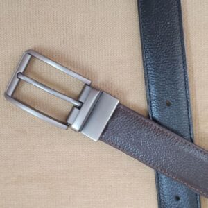 Leather Reversible Belt – Black/Brown