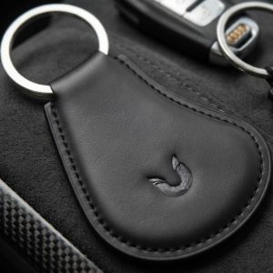 Leather Keychain – Black