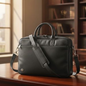 Lahore Laptop Bag – Black/Silver