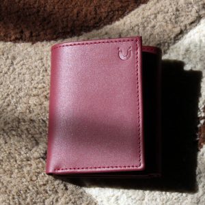 Unisex Trifold Wallet – Maroon