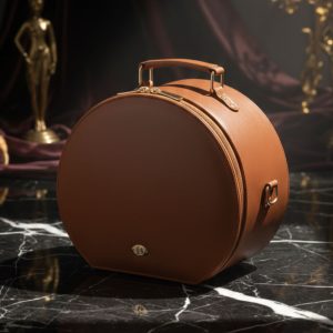 Bohra Paaghri Box – Leather (Dark Tan)