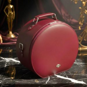 Bohra Paaghri Box – Leather (Maroon)